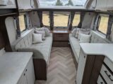 The lounge in the Coachman Laser 480 Xtra