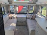 The lounge in the Elddis Whirlwind 868