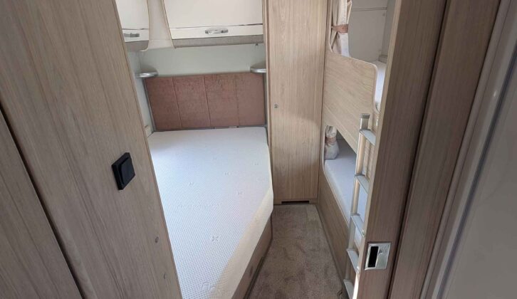 The French bed in the Whirlwind 868