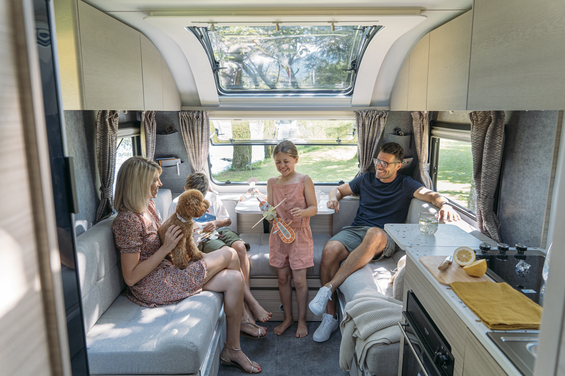 Interior lounge of the Adria Altea