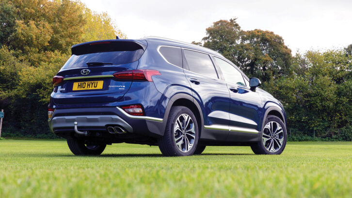 The Santa Fe from the rear