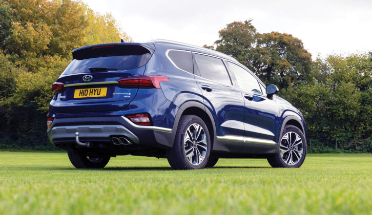The Santa Fe from the rear