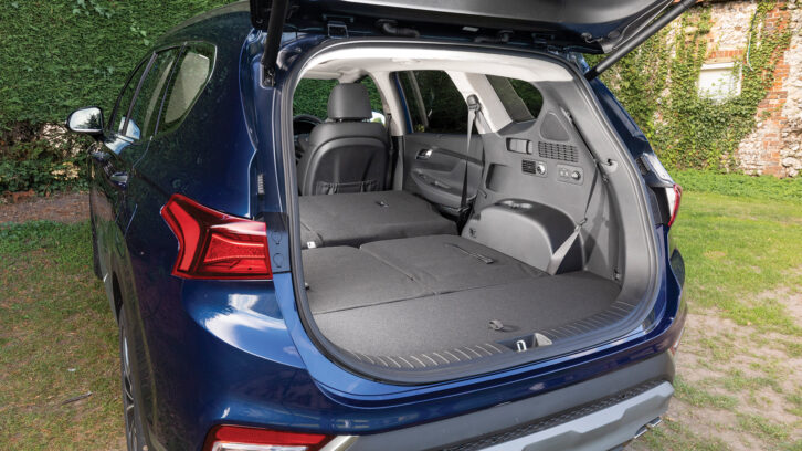 The boot of the Santa Fe