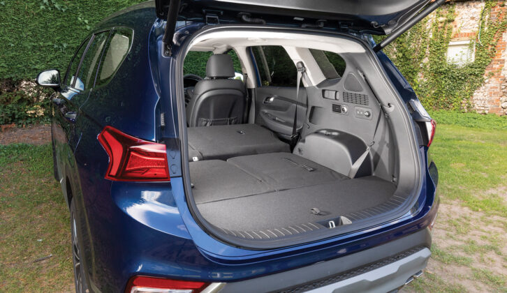 The boot of the Santa Fe