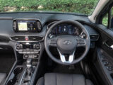 The cabin of the Hyundai Santa Fe
