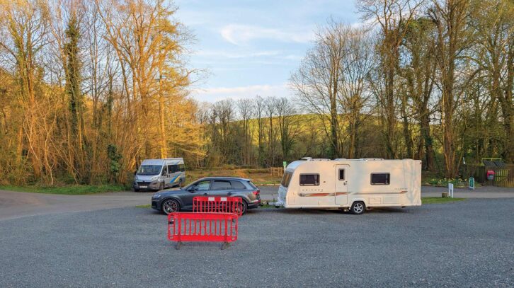 The caravan at Kendal CAMC Site