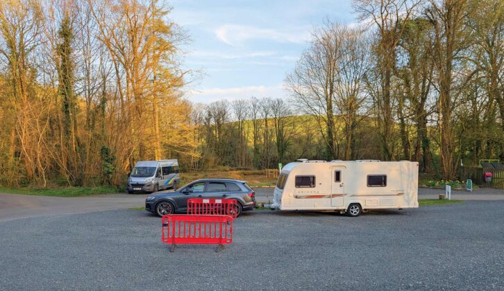The caravan at Kendal CAMC Site
