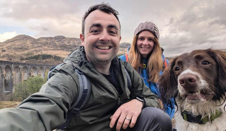 Tom, Sasha and Freddie at the Kendal CAMC Site