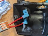 Connecting the lever-lock wires