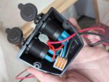 The terminals inside the surface-mount housing