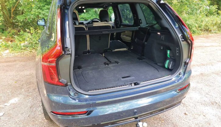 The boot in the Volvo