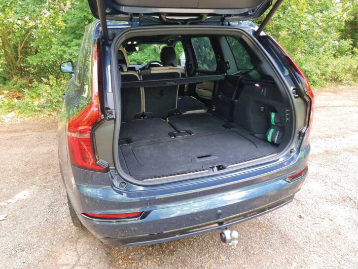 The boot in the Volvo