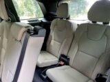 The rear seats in the Volvo