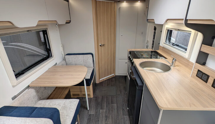 The kitchen and side-dinette