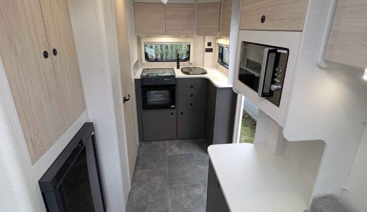 The kitchen in the XC Duo