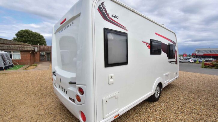 The side and rear panels of the Pastiche