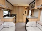 The well-equipped kitchen in the Coachman