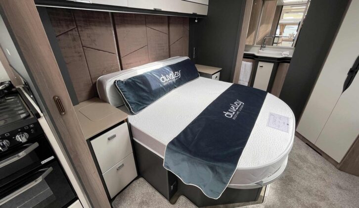 The island bed caravan