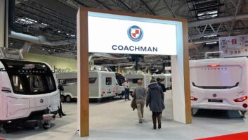 The Coachman stand at the recent Motorhome and Caravan Show