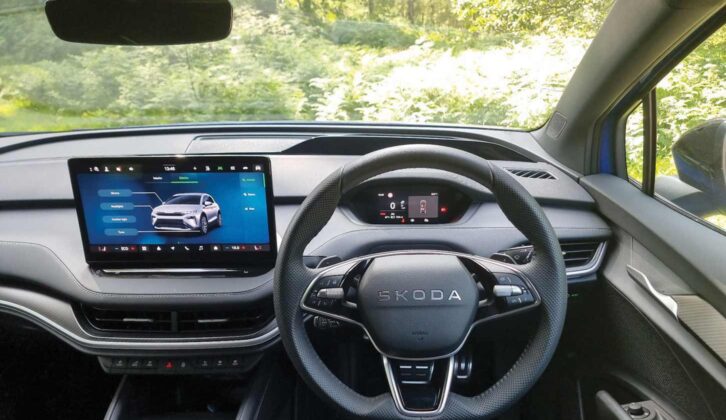 The screen with its digital display