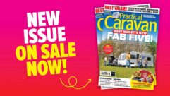 The new issue of Practical Caravan on sale now