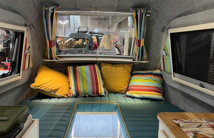 The U-shaped lounge in the Bothy