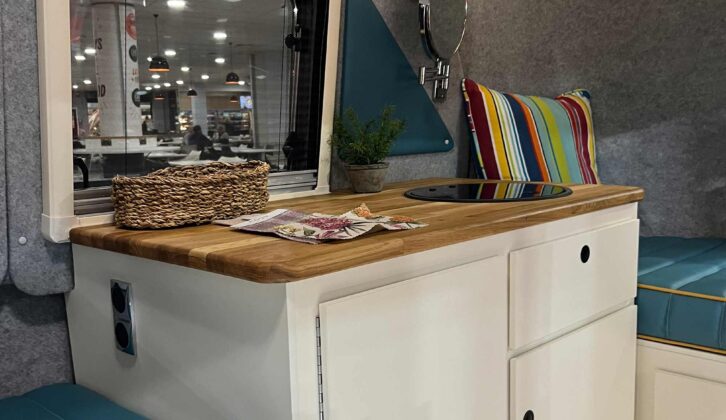 The kitchen unit in the Bothy