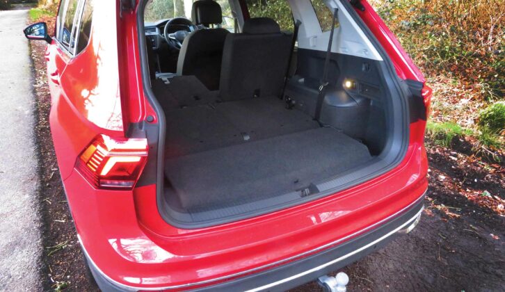 The boot in the Tiguan