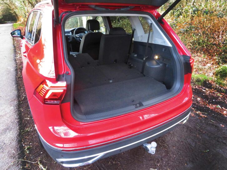 The boot in the Tiguan