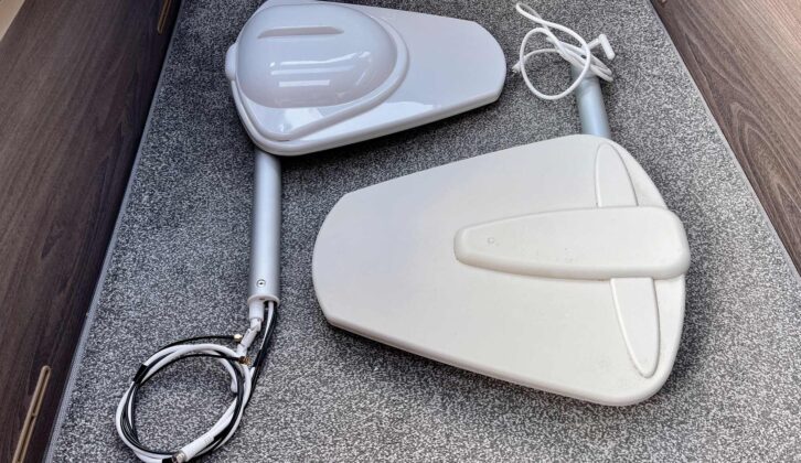 The old and new antennas