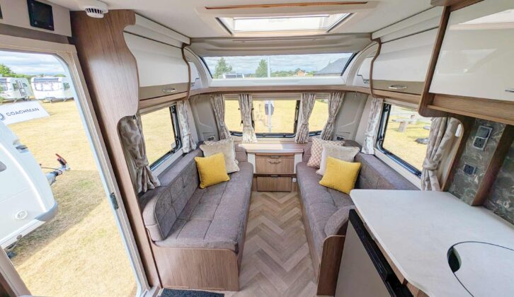 A light and airy lounge in the VIP 545