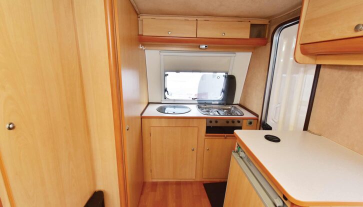 The kitchen in the Jetstream