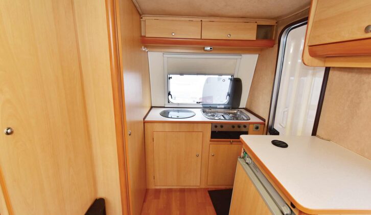 The kitchen in the Jetstream