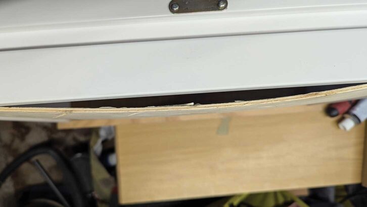 The base of the drawer was sagging 