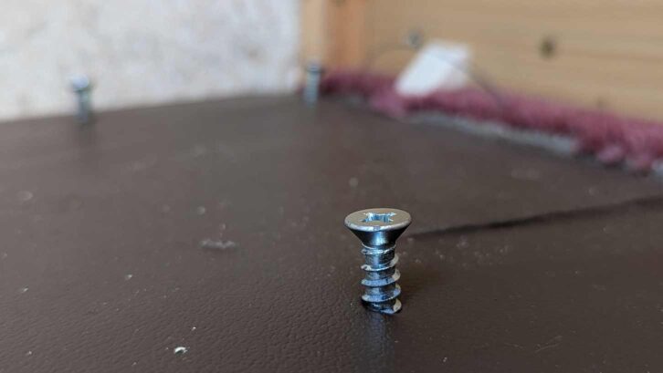 Starting again with the frame in place