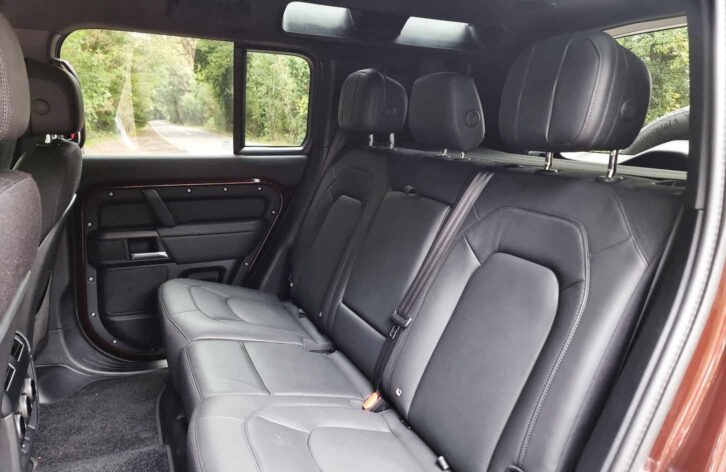 The rear seats