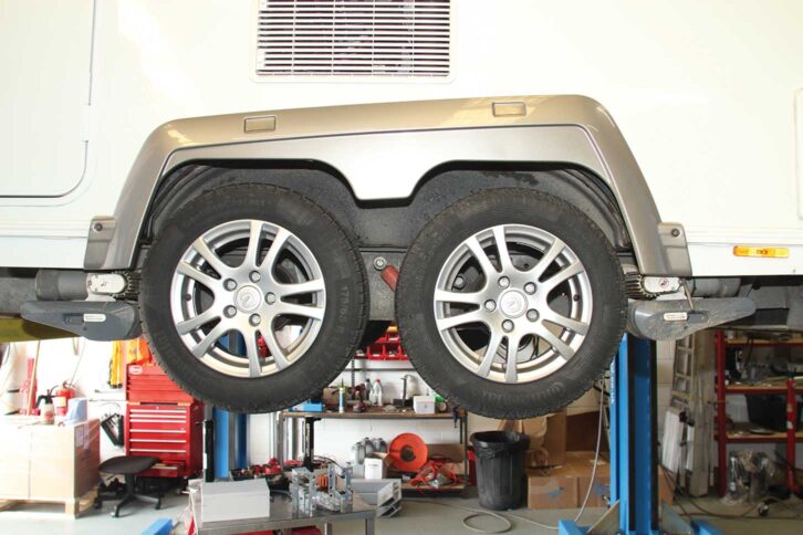 A Powrtouch twin-axle motor mover