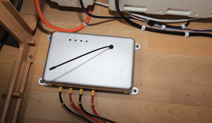 The finished installation