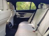The rear passenger seats