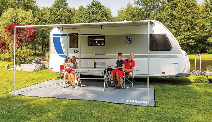 A Fiamma wind-out awning