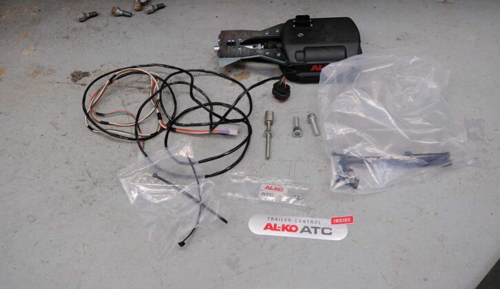 All the elements of a retrofit ATC kit