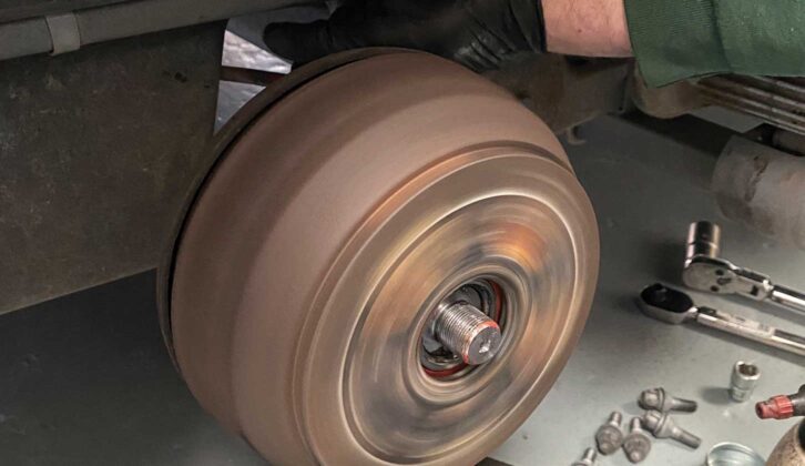 An Al-Ko brake drum