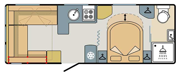 The Brindisi's layout