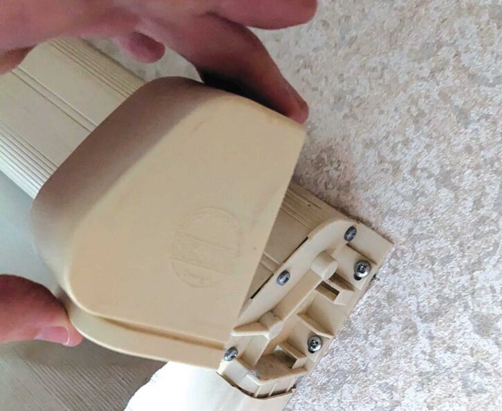 Clipping the covers back into place