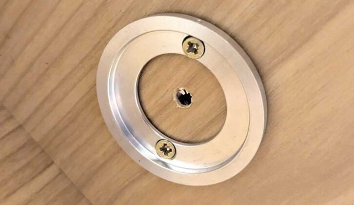 The base plate in place