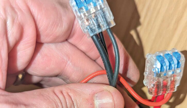 The lever nut or 'Wago' style connectors