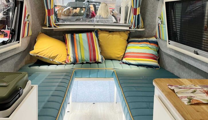 The lounge in the Bothy