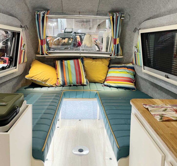 The lounge in the Bothy