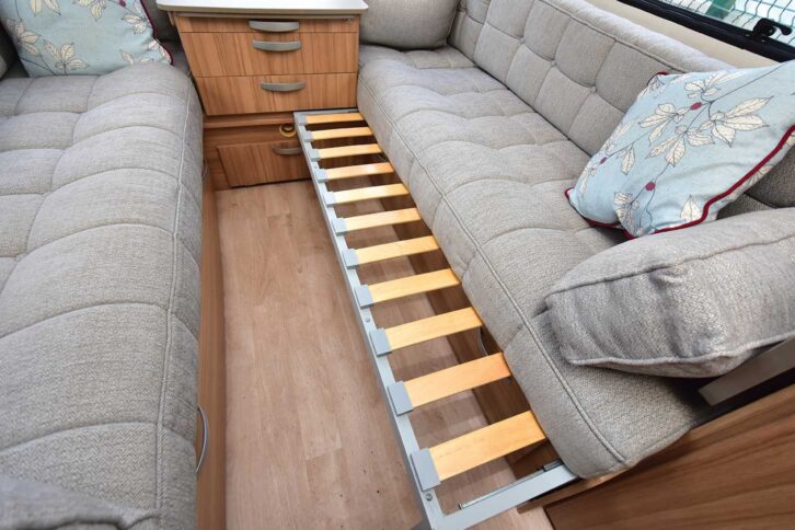 The frames that slide out from the settee