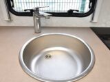 The stainless-steel sink